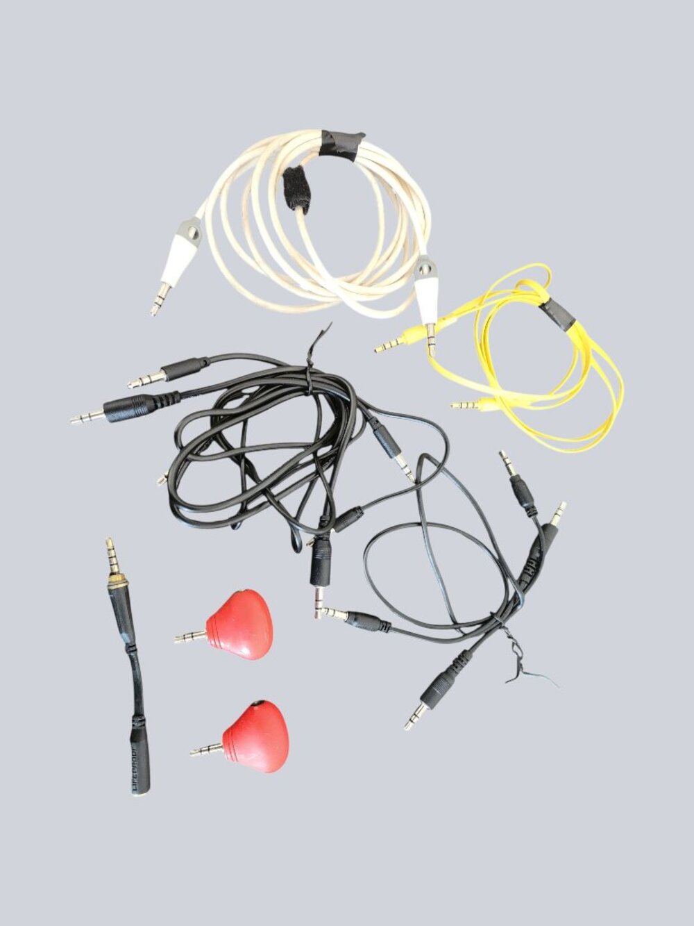 Audio Cable Bundle/KIt 3.5mm Audio Cable Bundle Set of 7 with 2 Splitters & 1 Sl